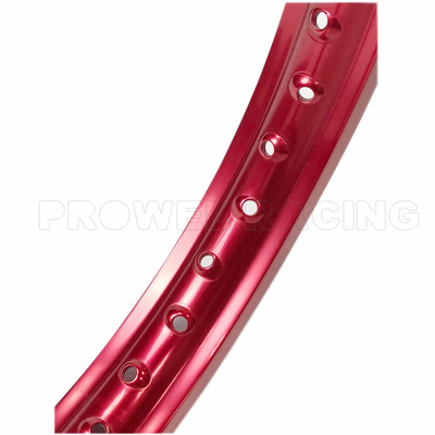 WM 1.60x14 32 trous de rayons de roue en alliage de motocycle pour MOTORCYCLE PARTS 6061 T6