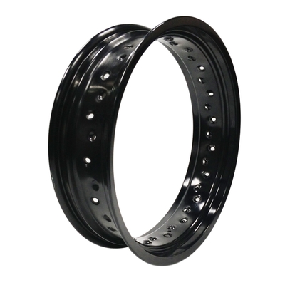 Haute fiabilité et performances 4,25 x 17 &quot; Supermoto en alliage en noir