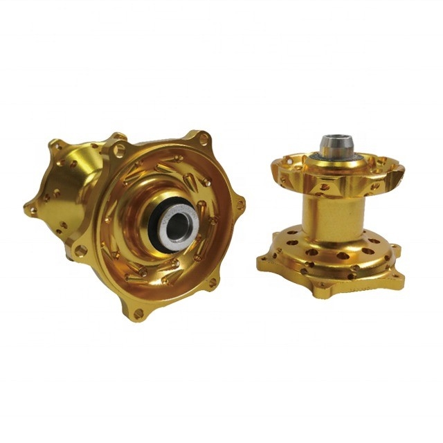 Orange Poids léger CNC Billet roue moyeux de moto pour Suzuki RMZ50 450 Remplacer/réparer