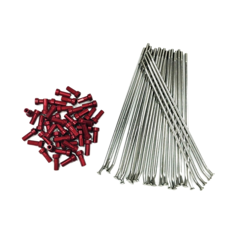8G 9G 10G Spikes de moto et tétons en alliage rouge pour les accessoires de remplacement/amélioration