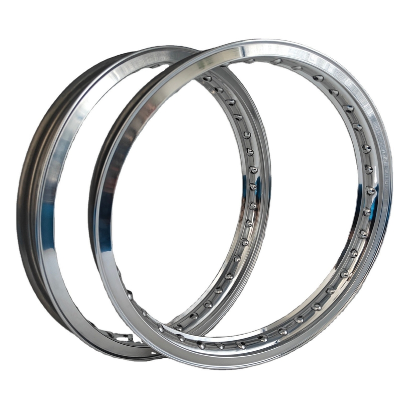 Rings de moto de style Akront en alliage valencé H 1.60-19 &quot; 36 trous 40 trous et performance