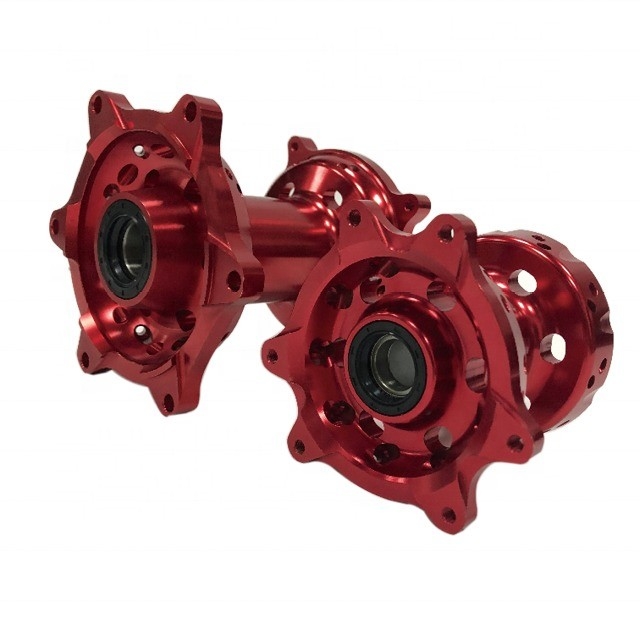 Machinerie pour les moyeux de roue colorés CNC pour les roues CRF250R X 04-13 CRF450R X 02-12 11 10 09