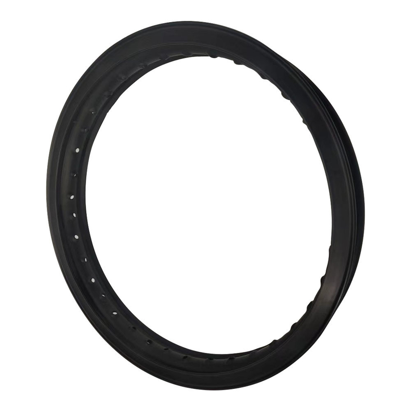 Roues de moto hors route couleur anodisée et argent noir pour des performances optimales
