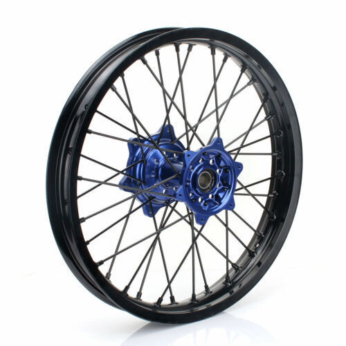 2006-2009 Yamaha YZ250F YZ450F Blue Hubs avant 21&quot; arrière 19&quot; équipé de jantes