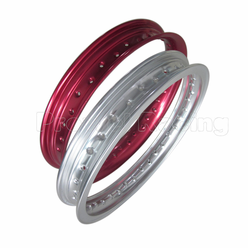 Rode polissage de motocyclette en alliage d'aluminium Rame de roue 2.50x17 pour durable et de performance