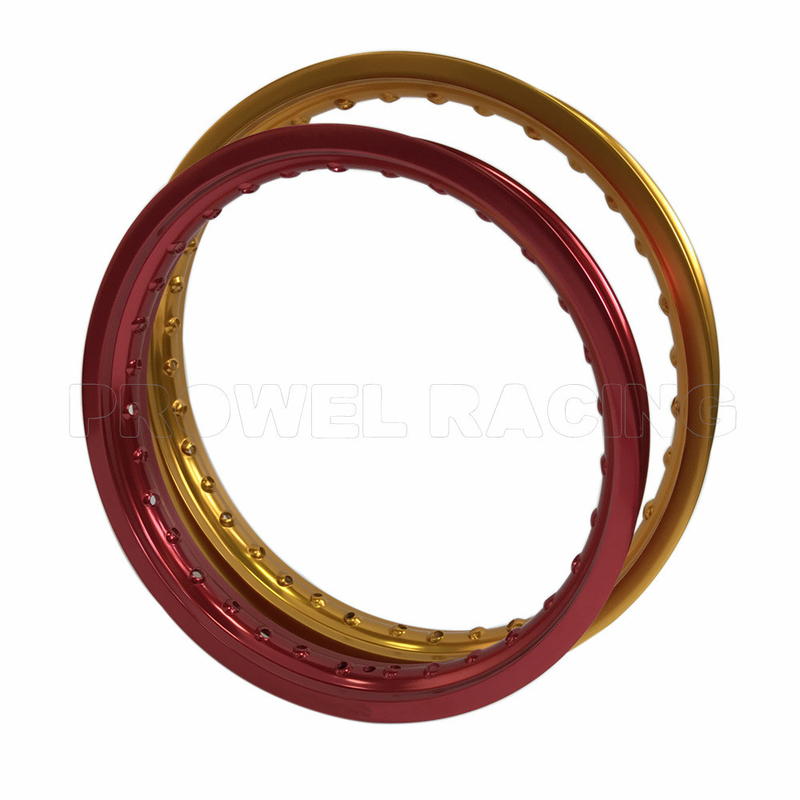 Jantes anodisées en alliage d'aluminium pour motocycle WM 16 pouces pour les besoins du client