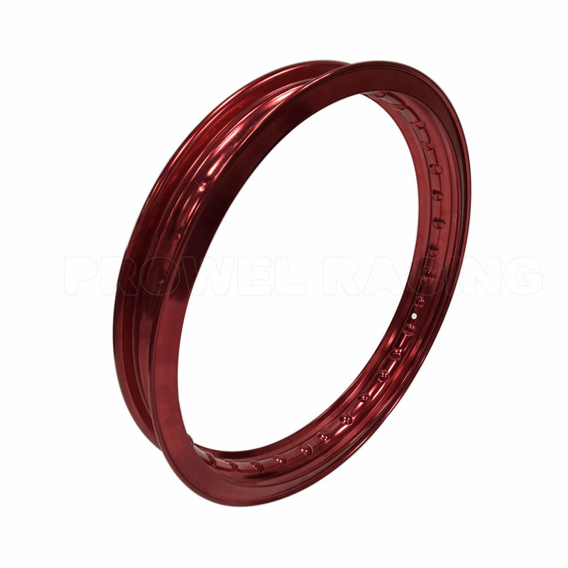 17 pouces H 1.85X17 rouges moteur Alloy roue jantes pour la sélection de vélo classique