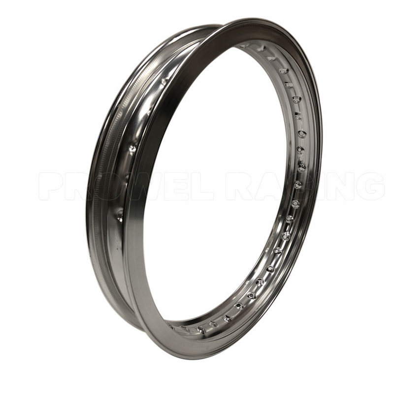 1.85x17 pouces de moteur en alliage de roue avec un design classique et une finition anodisante
