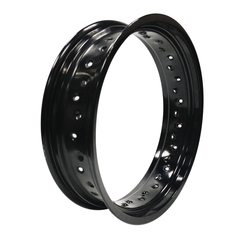 Haute fiabilité et performances 4,25 x 17 &quot; Supermoto en alliage en noir