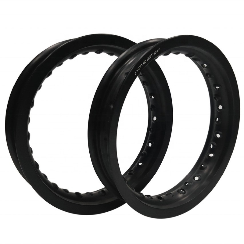 Polissage et anodisation 10 &quot; 12 &quot; 14 &quot; pouces moteur Alliage Jantes de roue pour Pitbike enfants vélo